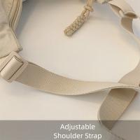Bolso de hombro lavado de gran capacidad para mujer, bandolera de nailon informal, bolso de Dumpling de Corea de Color sólido para verano - details 21