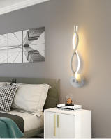 Lámpara LED de pared moderna para dormitorio, iluminación de pasillo interior, decoración de noche, AC85-265V, 24W - details 7