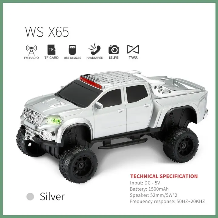 Altavoz Bluetooth para Vehículo Off Road Audio Inalámbrico, Subwoofer, Regalo de Altavoz, Compatible con Bluetooth, Música, Audio, Para Teléfono Móvil, PC y Portátil - 1
