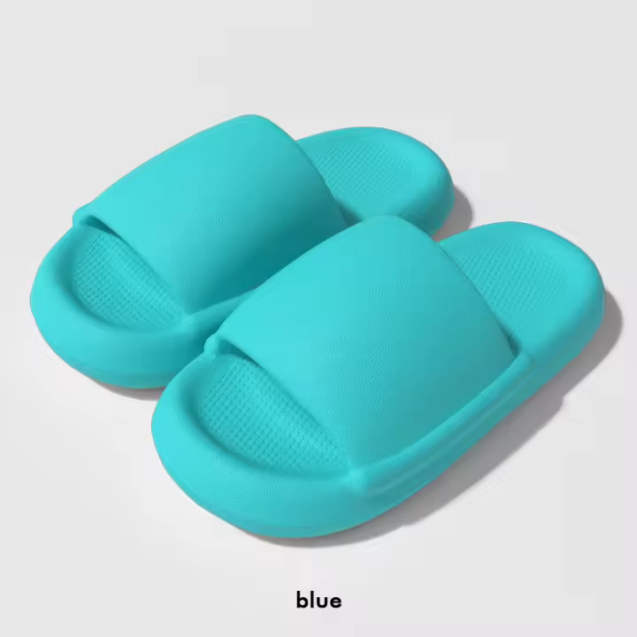 Zapatillas de Verano Suaves y Antideslizantes Uso Interior Grueso para Hombres y Parejas - 1