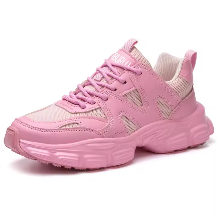Zapatos deportivos informales para mujer, zapatillas deportivas a la moda con cordones, calzado de seguridad - 1