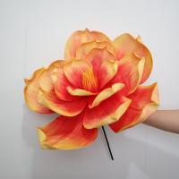Flor de Magnolia simulada 3D, 30/50CM, flor de simulación de espuma colorida, paisaje de centro comercial, decoración de boda, flor simulada - details 14