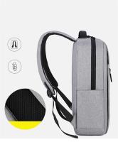 Mochila de negocios para hombre, versión coreana, bolsa de viaje de moda, mochila informal para estudiantes, minimalista y a la - details 7