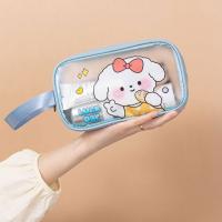 Bolsa de cosméticos de PVC con dibujos animados Ins duradera, bonitas bolsas de almacenamiento portátiles, bolsa de lavado impermeable de alto nivel de apariencia para mujer - details 3