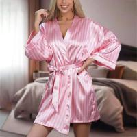 Conjunto de pijama para mujer, pijamas sexy Ence, pijamas de seda satinada con bata, ropa para el hogar, regalos para novia y esposa - details 3