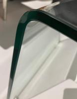 Mesa de Centro Rectangular de Cristal 100x48 cm Sencilla y Elegante Adecuada Para Diferentes Decoraciones de Interiores - details 1