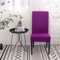 Cubierta de Silla de Spandex Ajustable Colores Sólidos para Comedores y Cocinas - details 21