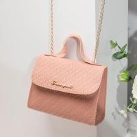 Bolso de cuero, cadena en relieve para teléfono de mujer, bolso de moda con hombro inclinado y gran capacidad - details 1