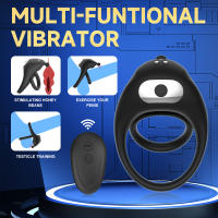 Anillo Vibrador de Silicona para Hombres Doble Frecuencia, Carga, Juguetes Sensuales para Adultos - details 1