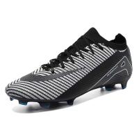 Nuevos zapatos ligeros de punto para niños y niñas, zapatos de fútbol antideslizantes con clavos, zapatos de entrenamiento para deportes al aire libre - details 3