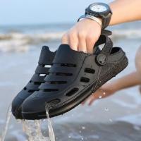 Zapatillas de Moda para Hombre Sandalias de Playa Antideslizantes con Suela Gruesa Zuecos de EVA - details 1