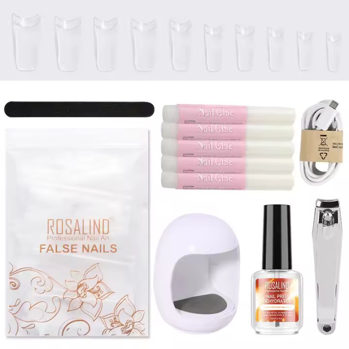 ROSALIND-Juego de esmaltes en Gel para uñas, Kit de herramientas de manicura, tipo completo, Semi permanente, necesita UV LED - 1