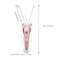 Depiladora eléctrica de hilo de algodón para mujer, minidepiladora recargable por USB para cuerpo femenino, piernas y cara - details 7