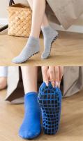 Calcetines de trampolín para adultos y niños, calcetines antideslizantes con suela de silicona para yoga, deportes de interior, jardín de infantes, paquete de 10 pares - details 13