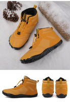 Botas de nieve al aire libre para hombre y mujer, zapatos de algodón impermeables de terciopelo, montañismo, otoño e invierno, 2024 - details 10