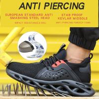 Zapatos de Seguridad para Trabajo Unisex de Talla Completa Punta de Acero Transpirable Ligero - details 1