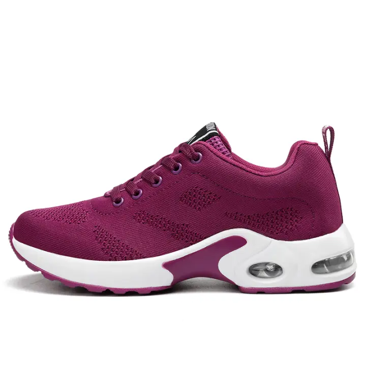 Cordones transpirables, colchón de aire para mujer, deportes de moda para correr - 1