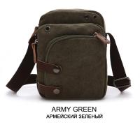 Bolso pequeño de lona informal para hombre, bandolera corta de viaje con bolsillo para teléfono, para senderismo - details 10