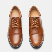 Zapatos casuales de negocios tendencia retro zapatos de cuero de gran tamaño - details 19