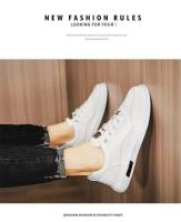 Zapatos deportivos de ocio para hombre, trabajo de cuero, antideslizantes, impermeables, resistentes al desgaste, zapatos planos de suela suave, zapatos ligeros y modernos - details 7