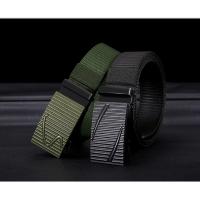 Cinturón de nailon transpirable para hombre, cinturón táctico de diseñador de vaquero para exteriores, regalos militares - details 6