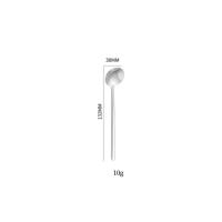 8/12 Piece Ice Cream Spoon Stainless Steel Iced Tea Spoons for Mixing Cocktail Stirring Tea Coffee Milkshake Cold Drink - details 6