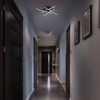 Lámpara de Techo LED Ajustable de 48W con Control Remoto XUNATA Moderna con Diseño de Garfork para Decoración de Dormitorio Material de Aluminio Fuente de Luz LED Ajustable - details 7