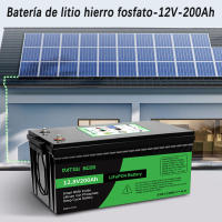 LiFePO4-Batería de litio de 200Ah, 12V, BMS, 10000 + bicicleta autocaravana, Tiendas de barcos - details 6