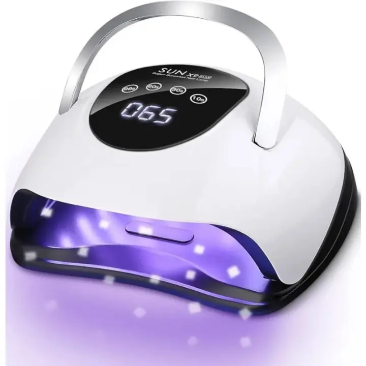 Lámpara De Uñas Semipermanentes, Lámpara UV LED Profesional, Con 4 Temporizadores, Pantalla LCD, 220W - 1
