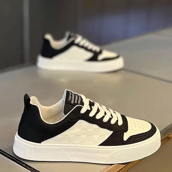 Zapatos de Verano Transpirables para Hombres Zapatos Casuales de Cuero Blanco Moda de Pie - 1