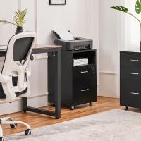 Cajonera de Escritorio Móvil con 2 Cajones Organizador de Archivos A4 Seguro y Llave - details 3