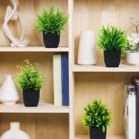 4 Arboles Bonsái Artificiales Tamaño Pequeño Plantas Herbáceas Decoraciones ETA - details 0