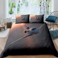 Funda de Avión de Combate Nórdico Tamaño King/Queen Juego de Cama Volador para Niños, Adolescentes y Niños Funda de Edredón Moderna y Fresca - details 1