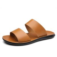 Zapatillas para Hombre de Cuero de Alta Calidad Sandalias Planas Antideslizantes para Exteriores y Verano - details 5