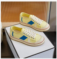 Aumento de altura interior 2 cm zapatos de lona clásicos verano 2025 nuevos zapatos de junta a juego de color casual de suela gruesa pequeños zapatos blancos versátiles - details 15
