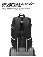 Mochila de gran capacidad para hombre, mochila de viaje de ocio, expandible, impermeable, interfaz USB - details 17