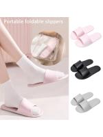 Zapatillas plegables suaves de EVA para mujer, sandalias de masaje para baño interior, portátiles, de viaje, Unisex, de secado rápido, antideslizantes, planas para el hogar - details 5