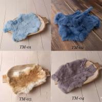 Cesta de fotografía para recién nacidos con piel de 16 colores, accesorios de relleno, manta, fondo de piel de conejo, accesorios para fotos - details 3
