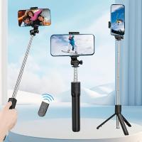 1pc Palo Selfie Móvil, Trípode Retráctil con Mando a Distancia Inalámbrico, Compatible con iPhone y Smartphones Android para Viajes, Vlogs, Vídeos y Selfies - details 4