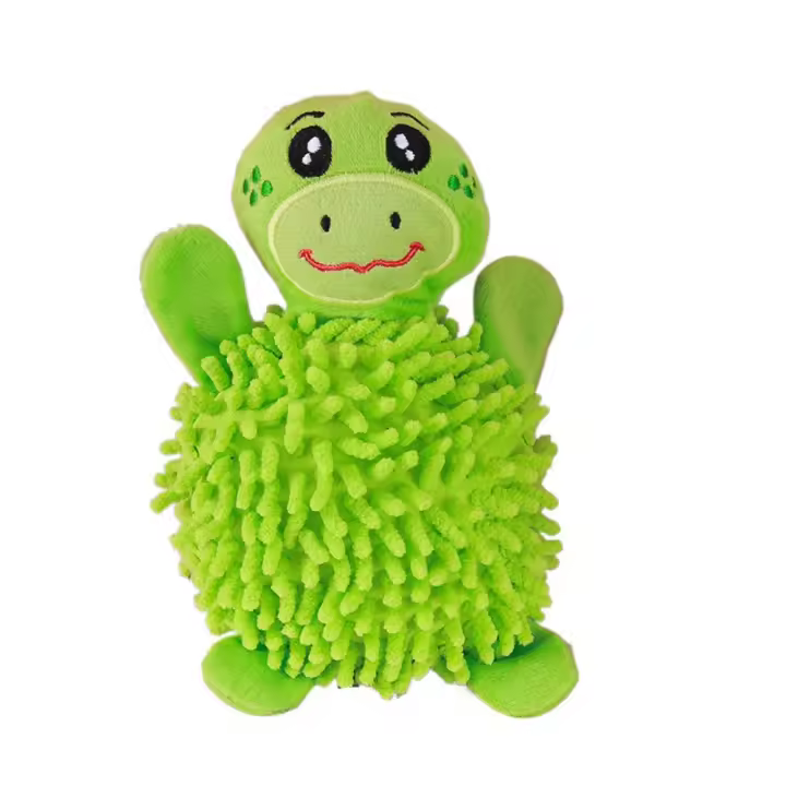 Divertido juguete para rechinar los dientes de perro resistente a mordeduras, juguete interactivo para hacer ruido de poliéster suave, cuidado Dental - 1