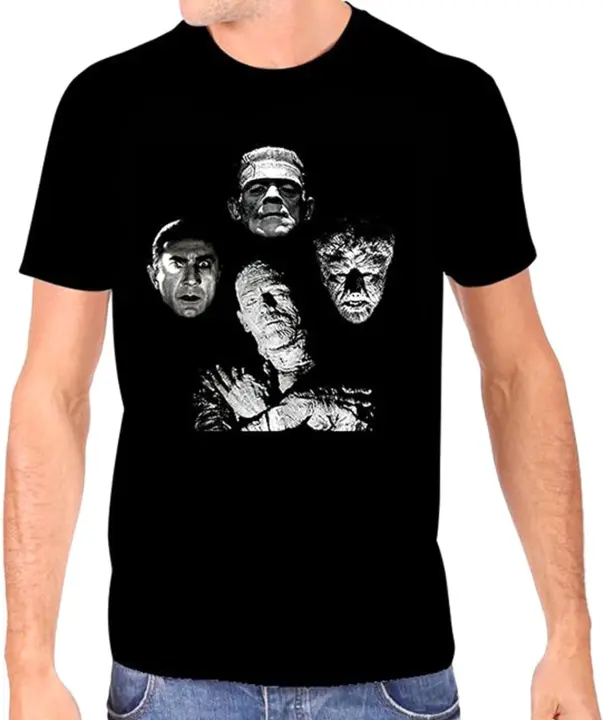 Camiseta de la banda de terror para hombre, Universal Monsters - 1
