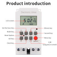 Interruptor de temporizador Digital, relé programable electrónico automático, Control de tiempo de 168 horas, semana/día/minutos/segundo, KG316S 220VAC 25A - details 8