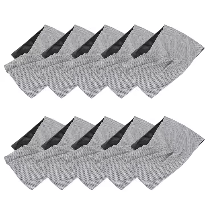 Toalla deportiva fresca de secado rápido, color gris claro, adecuada para gimnasio, viajes, Yoga, Camping, correr, deportes al aire libre - 1