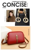 Bolso de Concha Bolso de Hombro Simple Monedero Texturizado Elegante Bolso Pequeño Cruzado - details 4