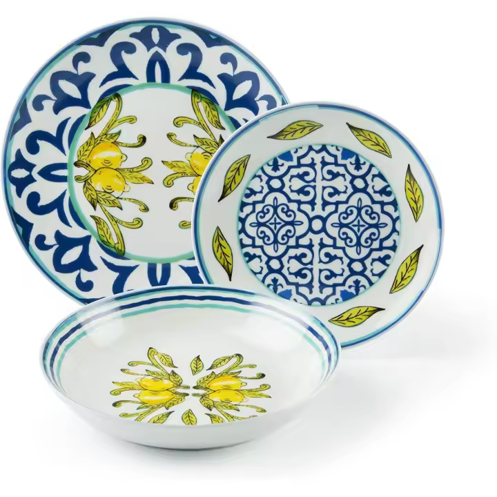 Amalfi - Vajilla de 18 piezas de porcelana - 1
