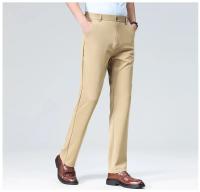 Pantalones informales elásticos para hombre, pantalones de traje de negocios, pantalones de vestir transpirables para primavera y verano, pantalones de trabajo de longitud completa para hombre - details 23