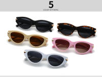 Toyear-gafas de sol clásicas de ojo de gato para mujer, anteojos de sol de diseñador de marca de lujo, montura de remache de Metal para mujer, Vintage, Sexy, a la moda - details 5