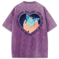 Camiseta Deportiva de Moda Callejera para Mujer Manga Corta, Cuello Redondo, Algodón 2K, Venta Caliente - details 63