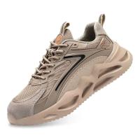 Zapatos de seguridad para hombre con cierre de aislamiento, zapatillas ligeras indestructibles, resistentes a los golpes, punta de acero, 6KV - details 7