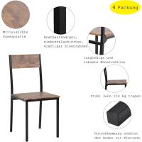Juego de Comedor de 3 Piezas Mesa de Cocina, Sillas de Comedor, Juego de Asientos - details 3